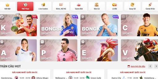 Danh mục cung cấp đa dạng game thể thao đỉnh cao